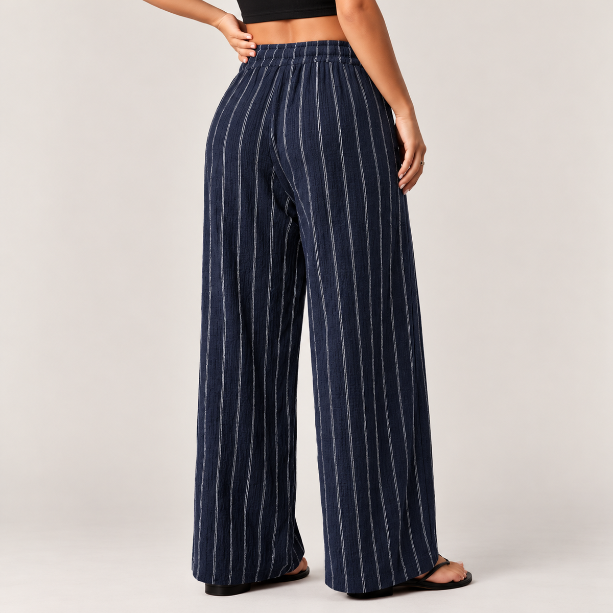 Sienna Striped Wide-Leg Pants