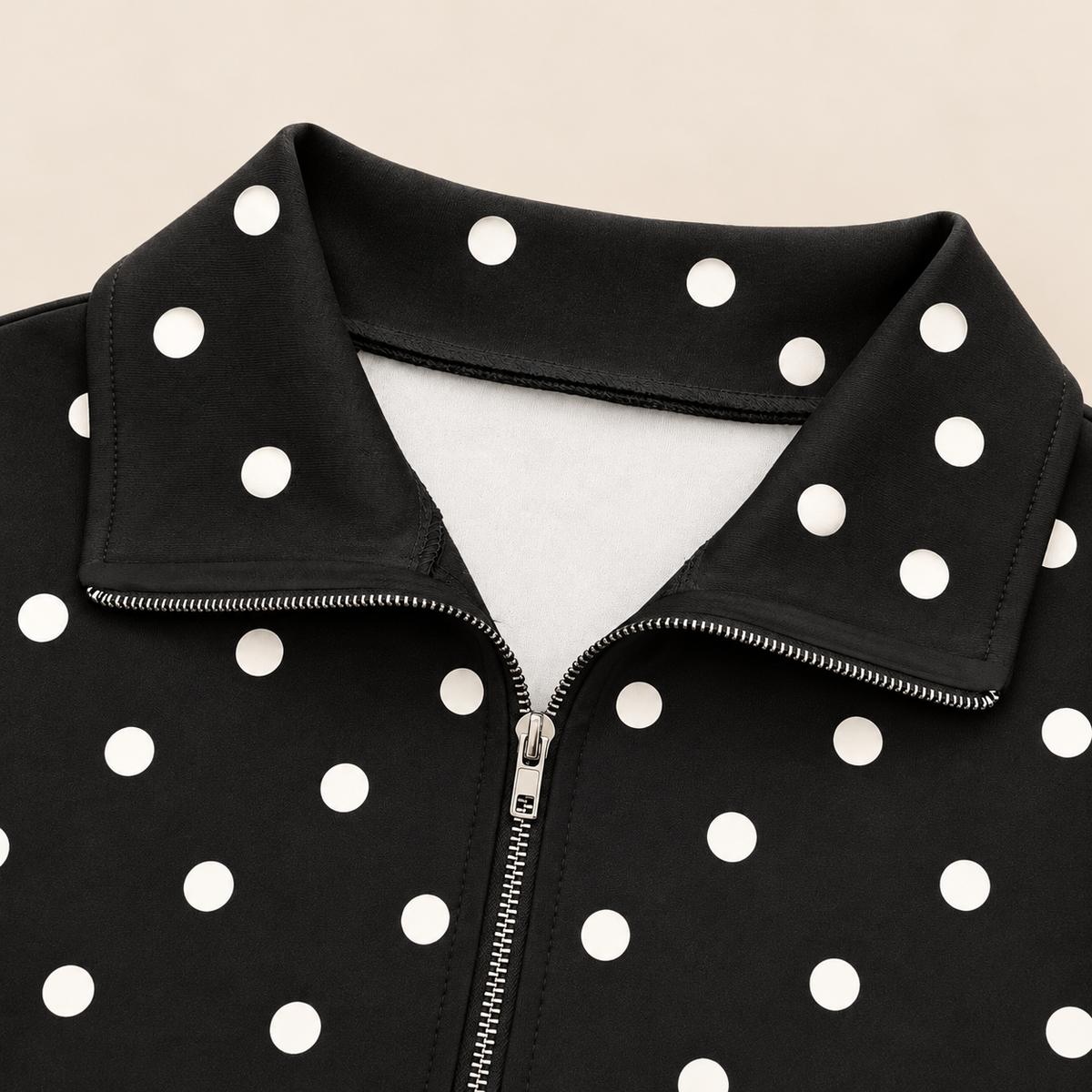 Ruby Polka Dot Pullover