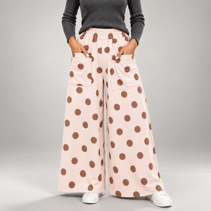Lena Polka Dot Wide Leg Pants