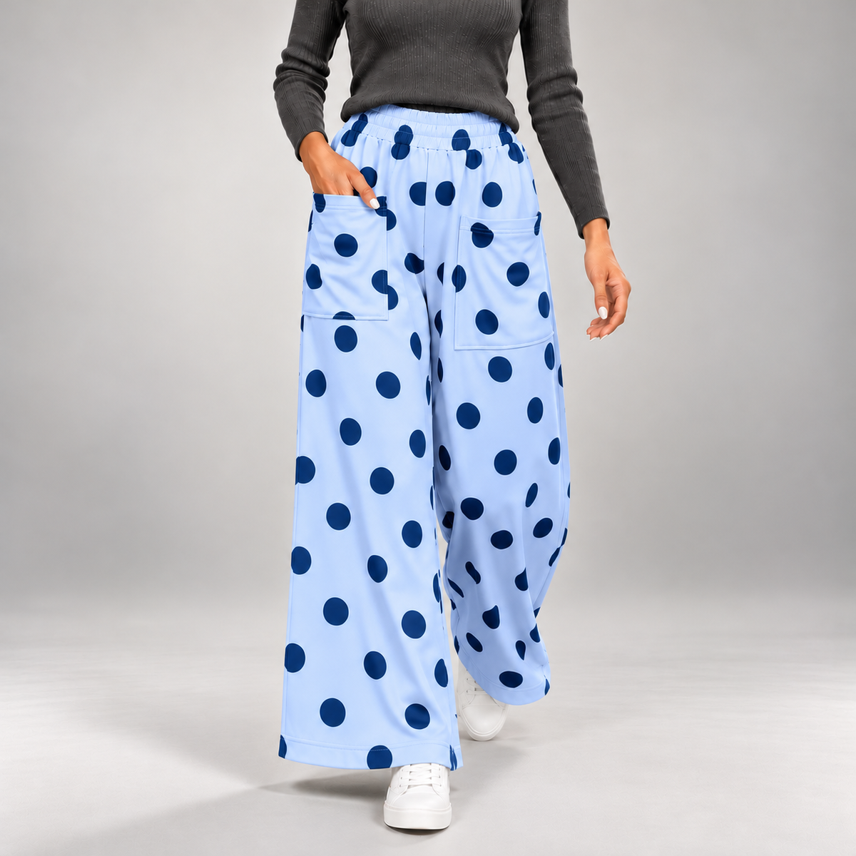 Lena Polka Dot Wide Leg Pants