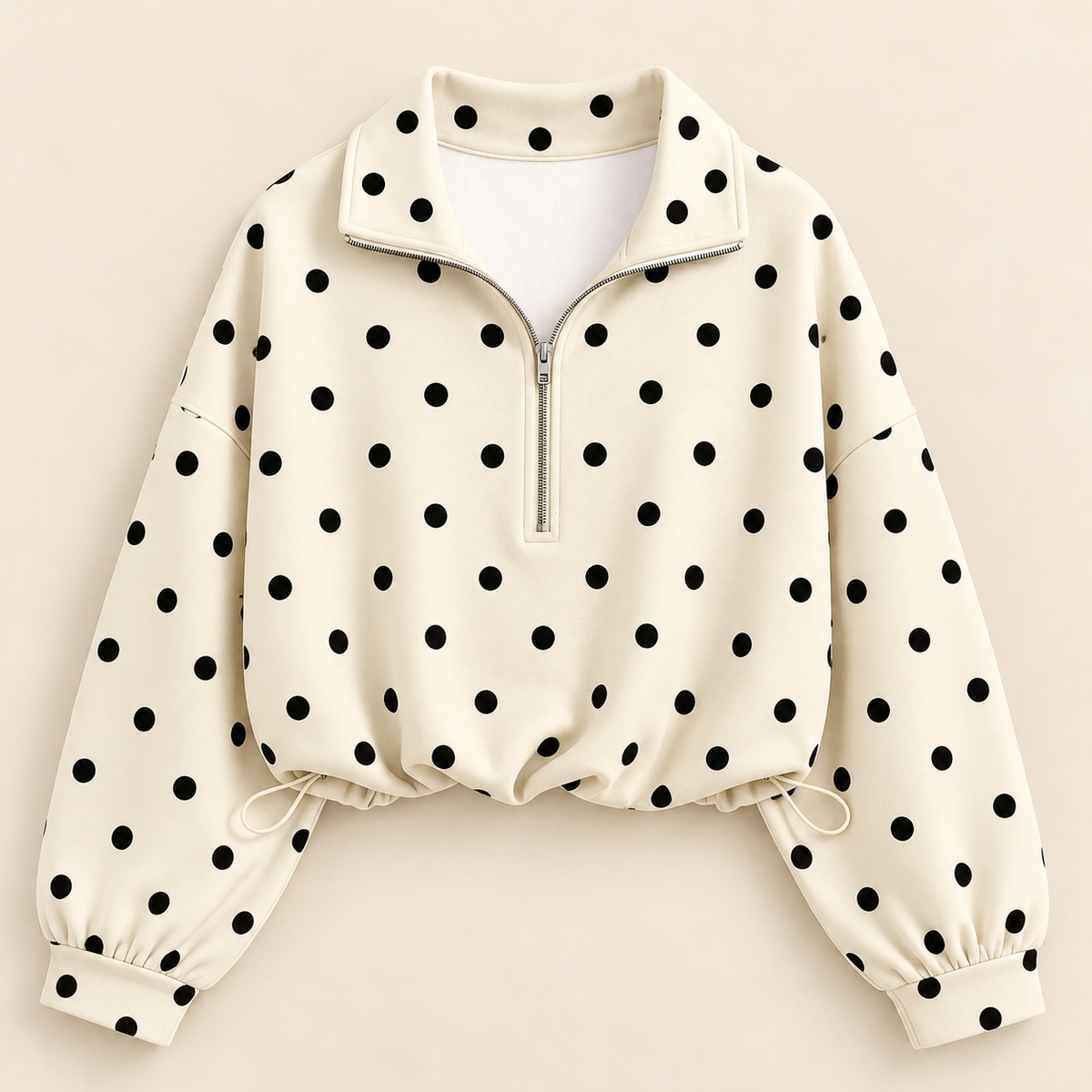 Ruby Polka Dot Pullover