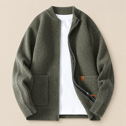 Milo Ribbed Knit Cardigan