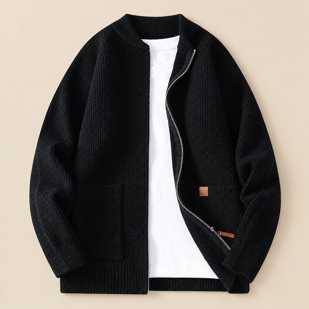 Milo Ribbed Knit Cardigan