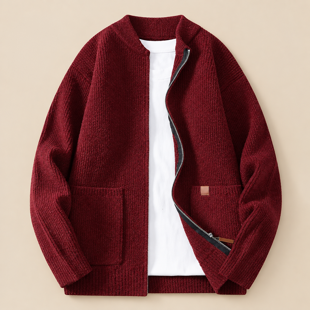 Milo Ribbed Knit Cardigan