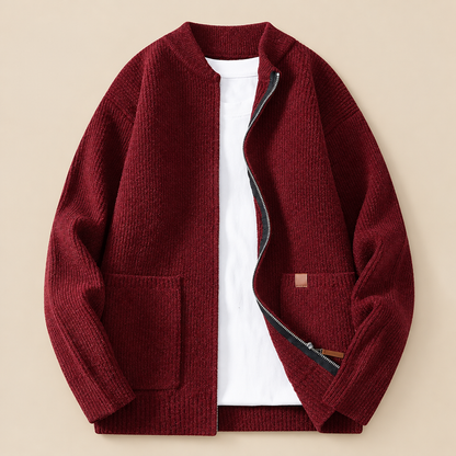 Milo Ribbed Knit Cardigan