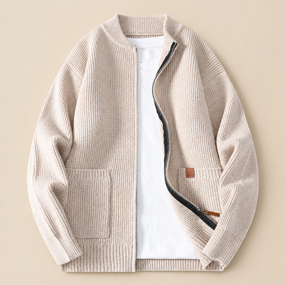 Milo Ribbed Knit Cardigan