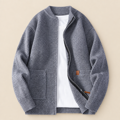 Milo Ribbed Knit Cardigan