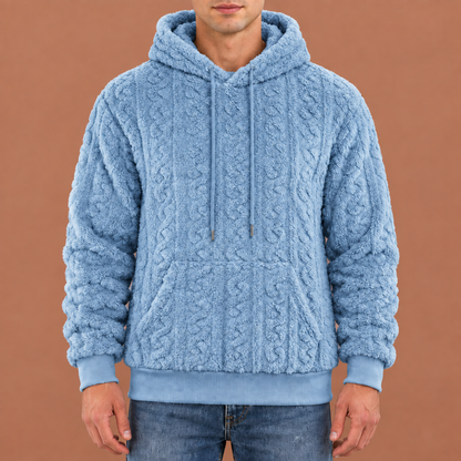 Asher Textured Fleece Hoodie