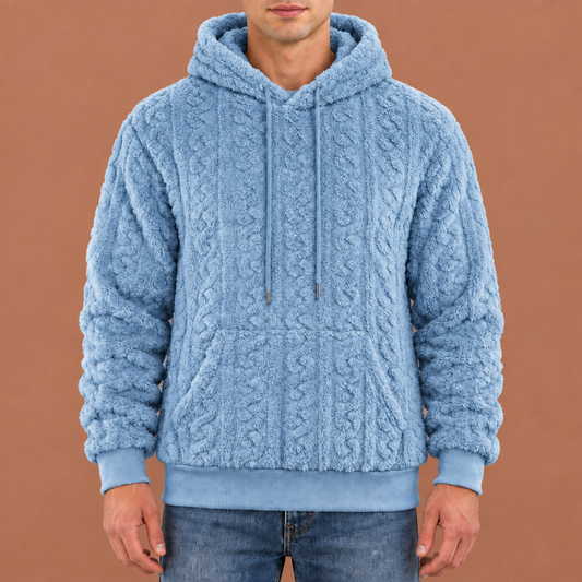 Asher Textured Fleece Hoodie