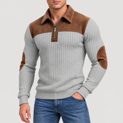 Landon Quarter-Zip Knit Sweater