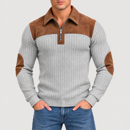 Landon Quarter-Zip Knit Sweater