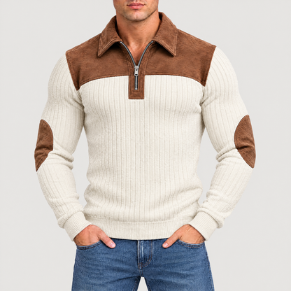 Landon Quarter-Zip Knit Sweater