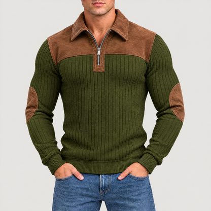 Landon Quarter-Zip Knit Sweater