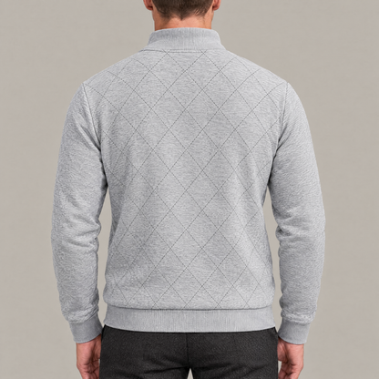 Thomas Argyle Quarter-Zip Pullover