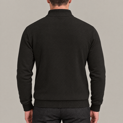 Thomas Argyle Quarter-Zip Pullover