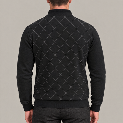 Thomas Argyle Quarter-Zip Pullover