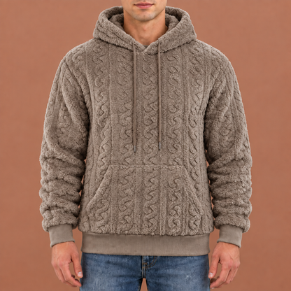 Asher Textured Fleece Hoodie