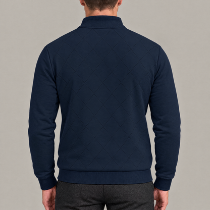 Thomas Argyle Quarter-Zip Pullover