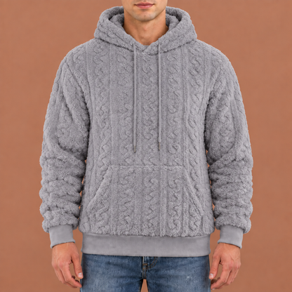 Asher Textured Fleece Hoodie