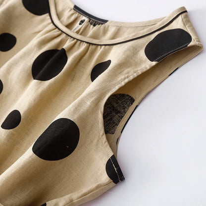 Rosalie Polka Dot Midi Dress