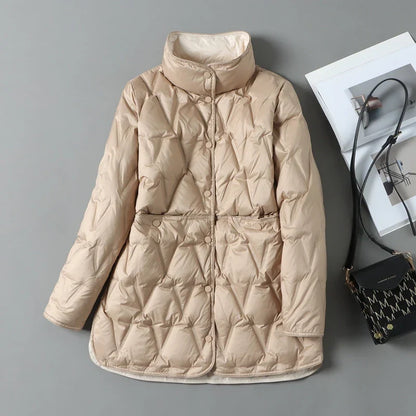 Amara Quilted Down Jacket