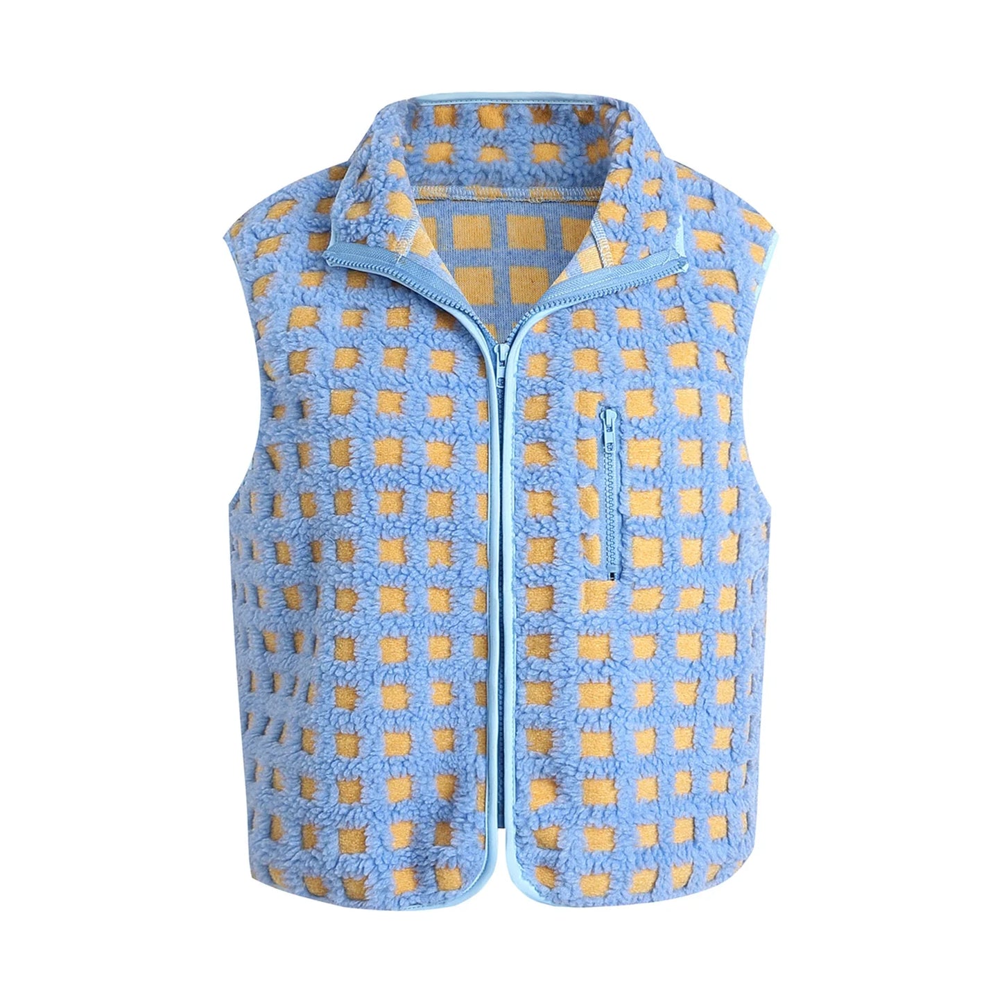 Madison Patterned Fleece Vest
