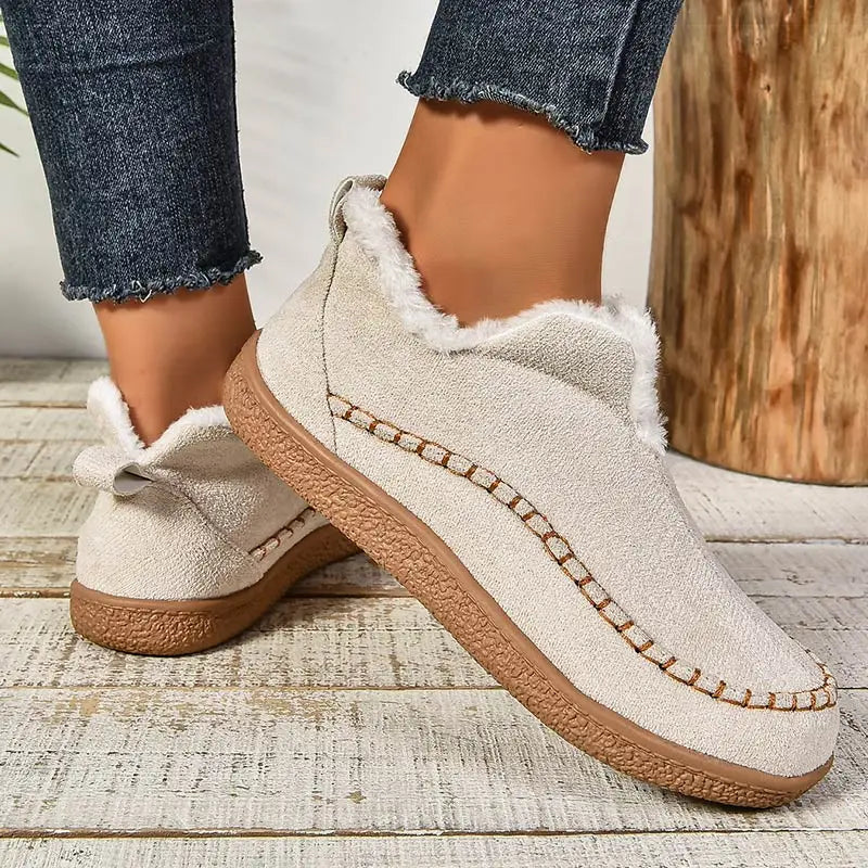 Elmstead Suede Fur-Lined Ankle Boots