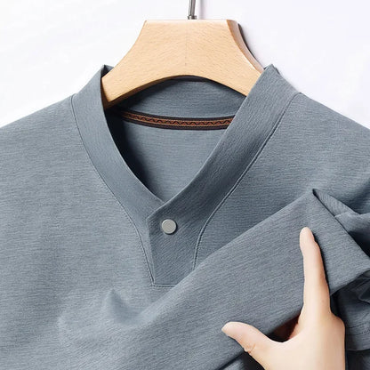 Alden One-Button V-Neck Tee