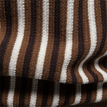 Riviera Stripe Knit Polo Shirt