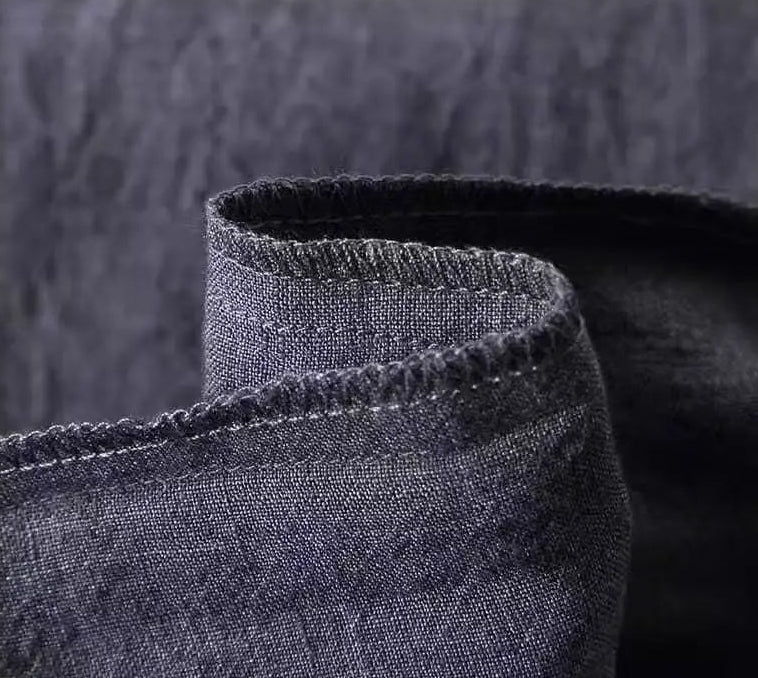 Luca Cotton Linen Henley