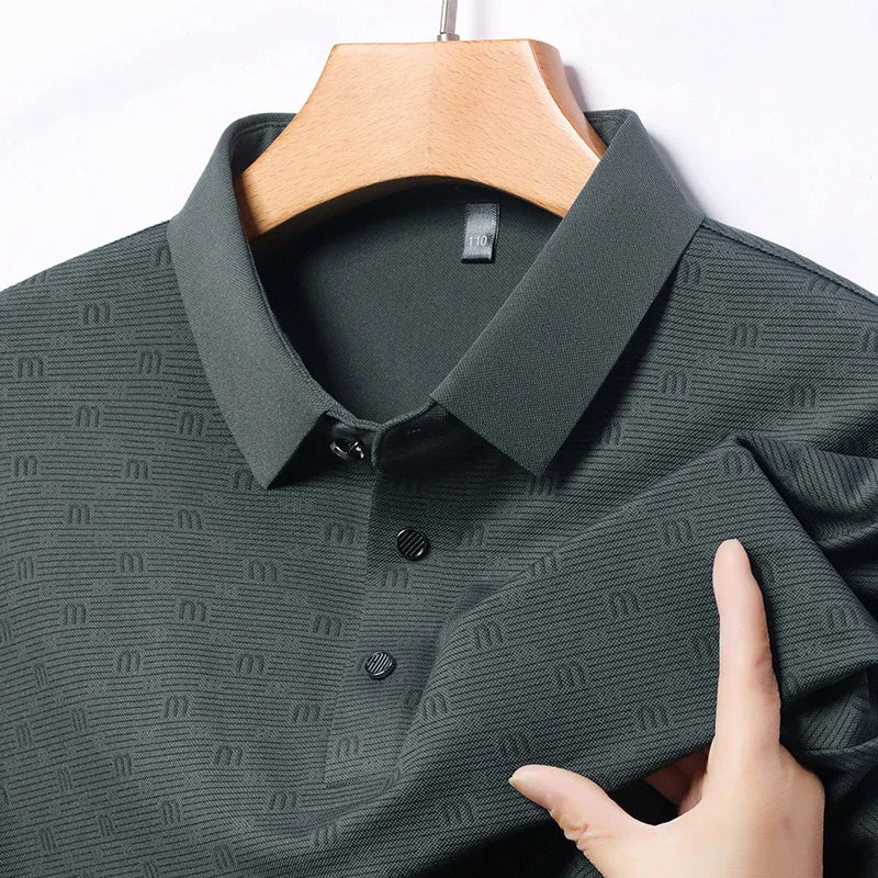 Preston Geometric Polo Shirt