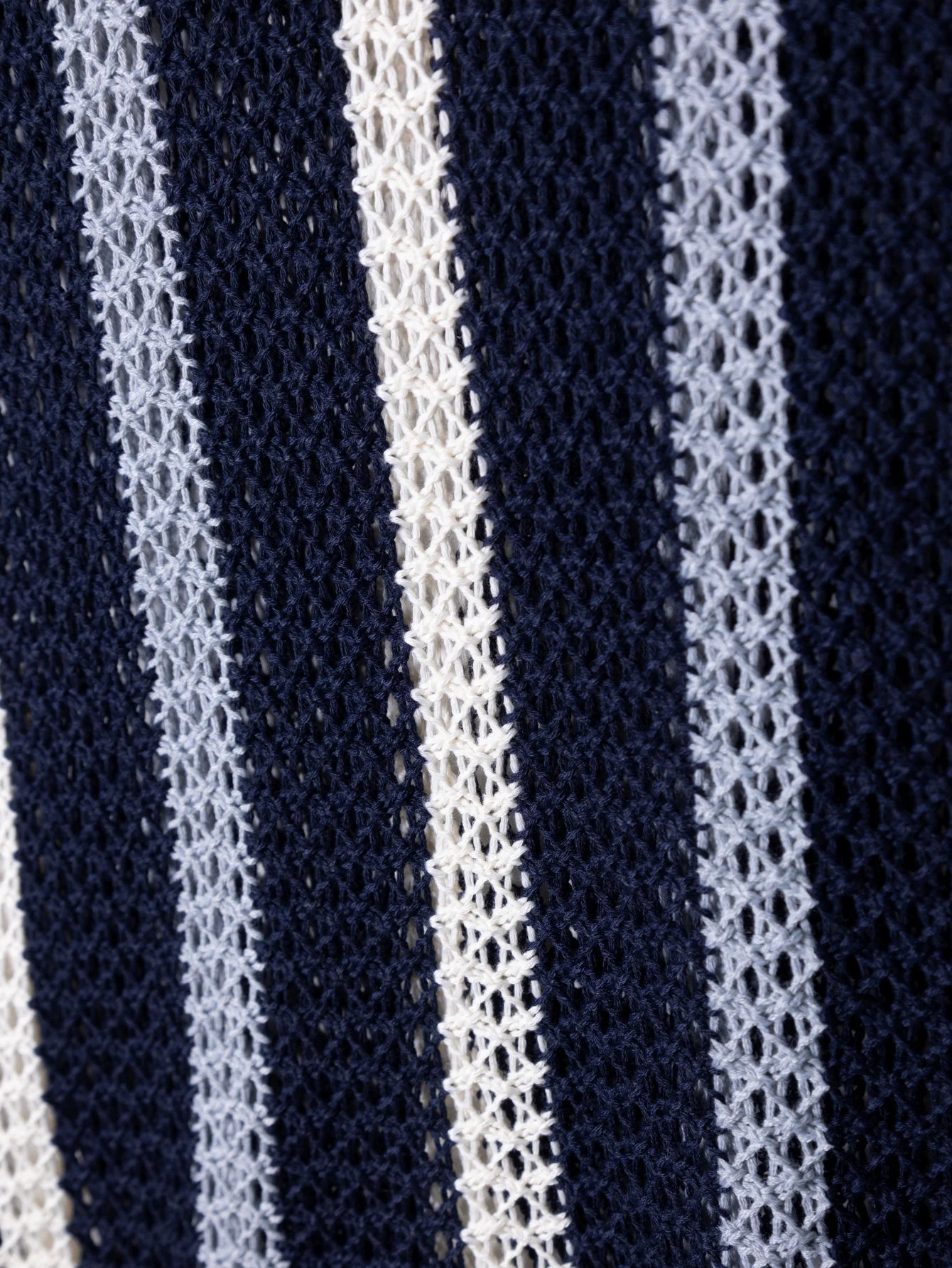 Capri Knit Stripe Polo Shirt