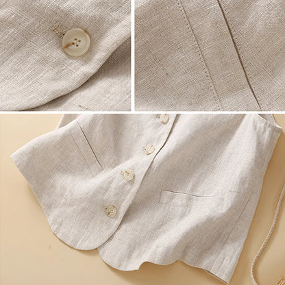 Mirelle Cotton Linen Vest