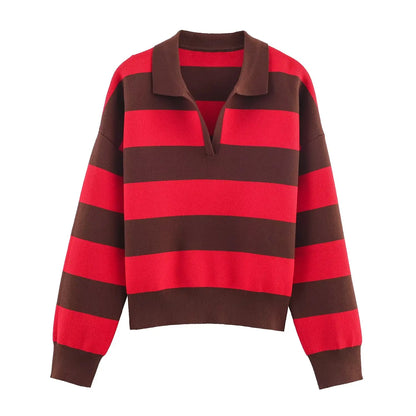 Oaklyn Collared Knit Sweater