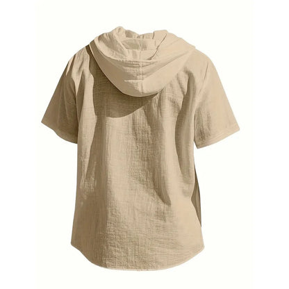 Weston Hooded Linen Shirt