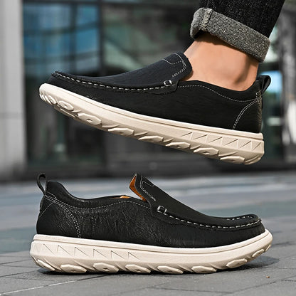 Knox Leather Slip-Ons