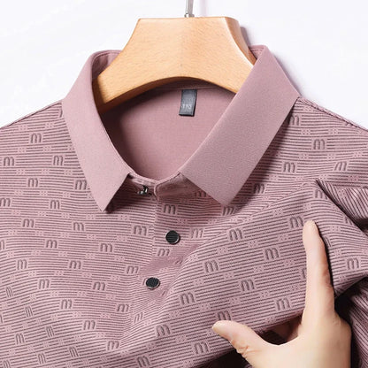 Preston Geometric Polo Shirt