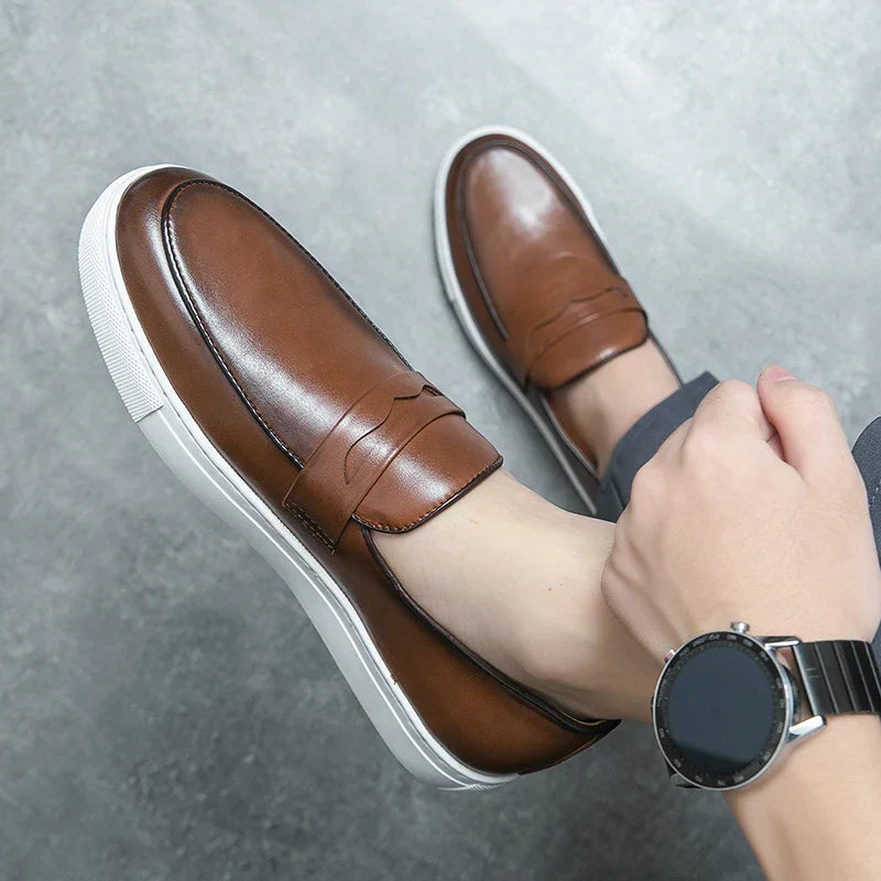 Mason Leather Slip-On