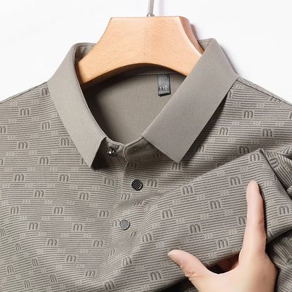 Preston Geometric Polo Shirt