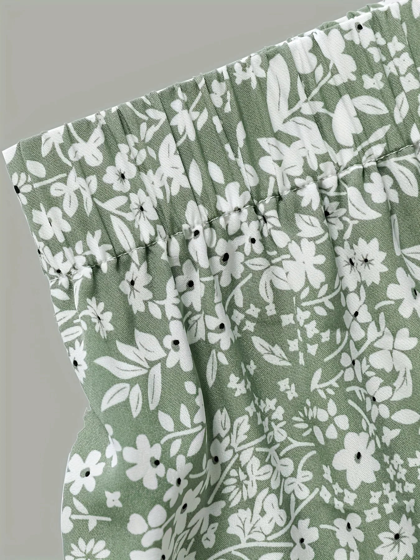 Marie Floral Wide Leg High Waist Pants