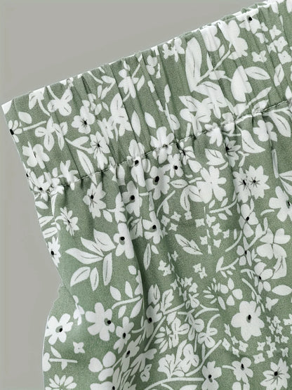Marie Floral Wide Leg High Waist Pants