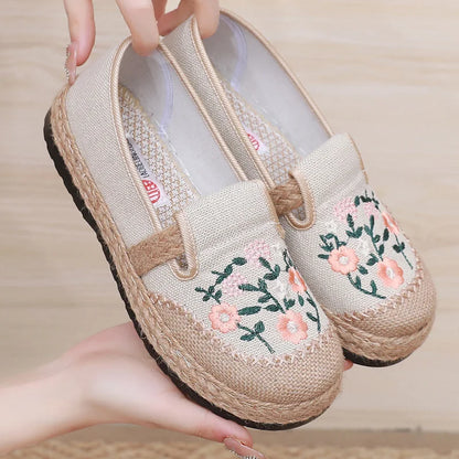 Floral Espadrille Loafers