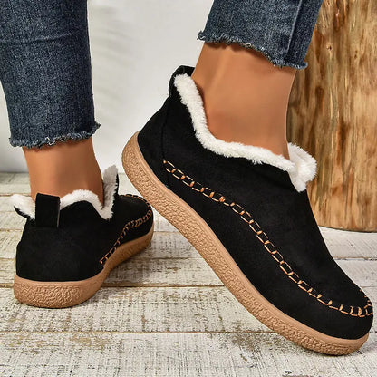 Elmstead Suede Fur-Lined Ankle Boots