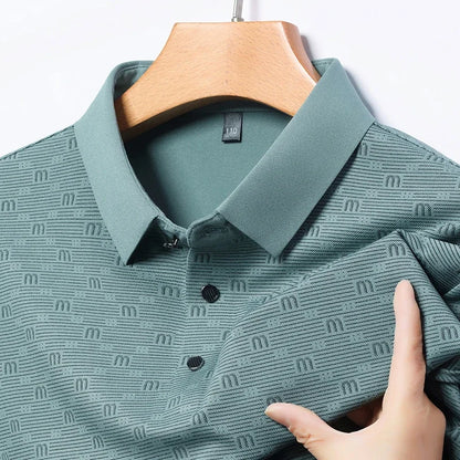 Preston Geometric Polo Shirt