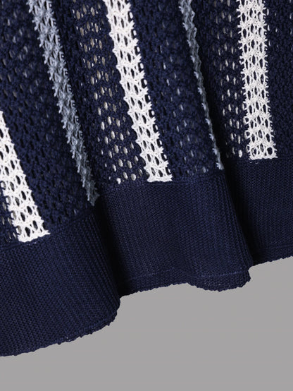 Capri Knit Stripe Polo Shirt