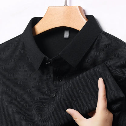 Preston Geometric Polo Shirt