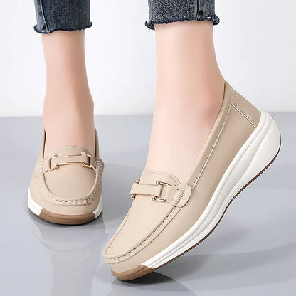 Portia Orthopedic Leather Loafers