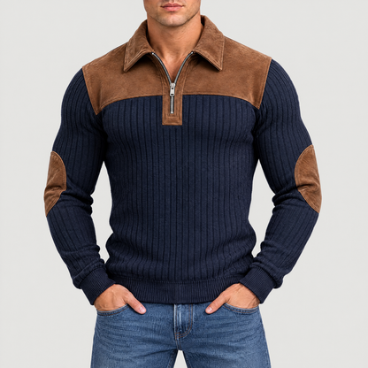 Landon Quarter-Zip Knit Sweater