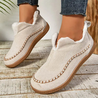 Elmstead Suede Fur-Lined Ankle Boots
