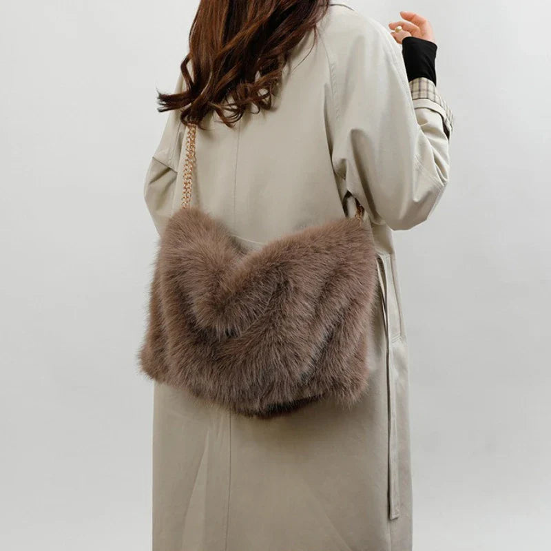 Velora Fur Tote